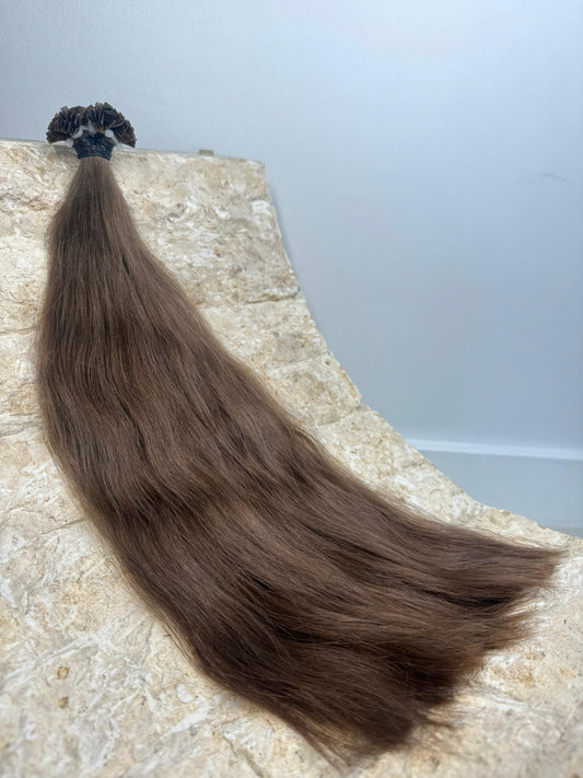 91G | 45CM Natural Wave | Russian Keratin Bonds #6 ‘Baby Hair’