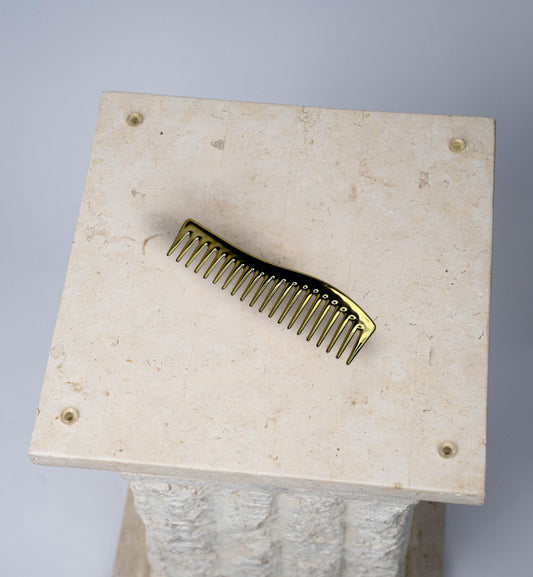 Wide Tooth Comb | Gold